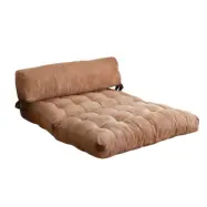 NORDVÄRK Fold Kadife 2 - Camel 2-personers bäddsoffa