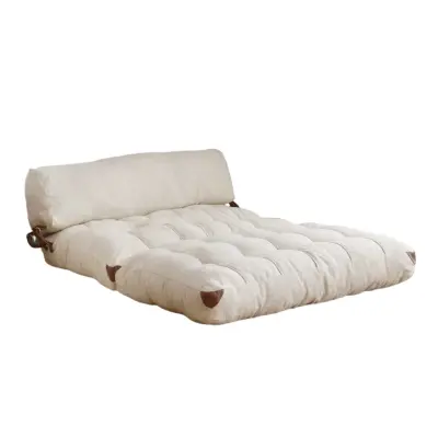 NORDVÄRK Fold Teddy 2 - Cream 2-personers bäddsoffa