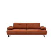 NORDVÄRK Mustang - Orange 3-personers bäddsoffa