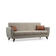 NORDVÄRK Zaden - Beige 3-personers bäddsoffa