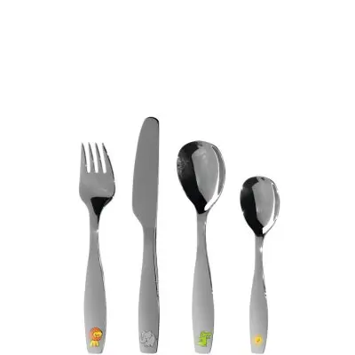 BAMBINI Bestickset 4 delar med motiv