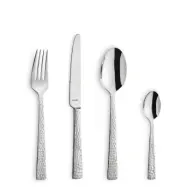 Bestickset Felicity 24 delar Rostfritt Stål Hamrat