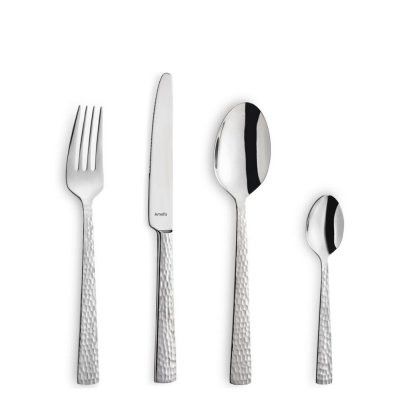 Bestickset Felicity 24 delar Rostfritt Stål Hamrat