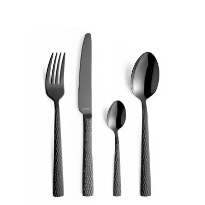 Bestickset Felicity 24 delar Svart Hamrat