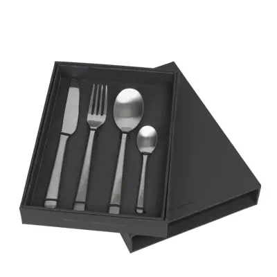 BROSTE COPENHAGEN Hune Ss bestickset - borstad satin (4 delar)