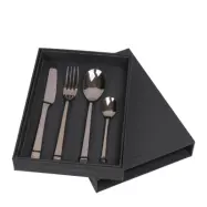 BROSTE Hune Ss bestickset - espresso titan