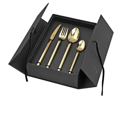 BROSTE Twist bestick - guld (set om 16)