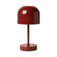 Bordslampa uppladdningsbar Ebba burgundy