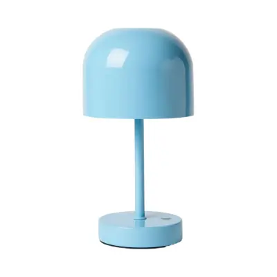 Bordslampa uppladdningsbar Ebba ljusblå