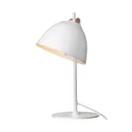 ÅRHUS bordslampa Ø18, vit/trä