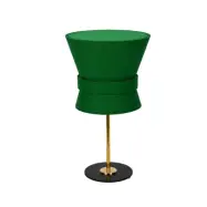 Örsjö Belysning Bordslampa Bow Rå mässing - Small Emerald Green