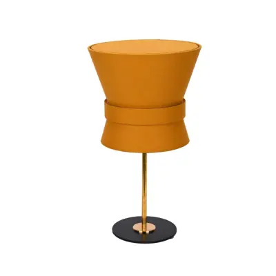 Örsjö Belysning Bordslampa Bow Rå mässing - Small Yellow Ochre