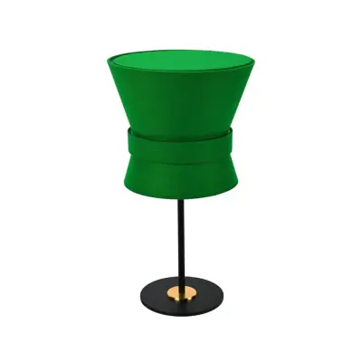Örsjö Belysning Bordslampa Bow Svart - Small Emerald Green