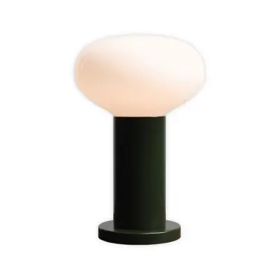 ALDEX - Flo bordslampa, grön, Ø 19 cm, glas