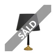 Alma lampfot, svart/mässing