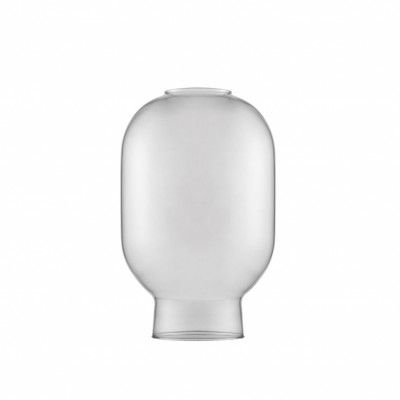 Amp bordslampa reservglas, rökgrå