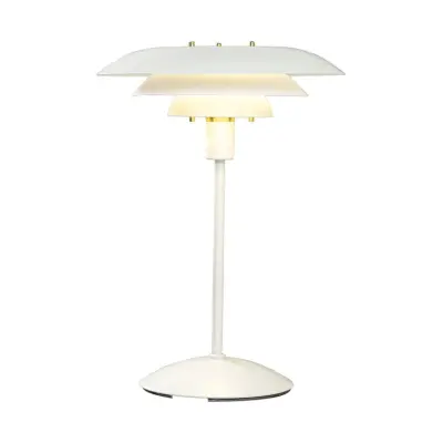 Aneta Epsilon bordlampa, vit