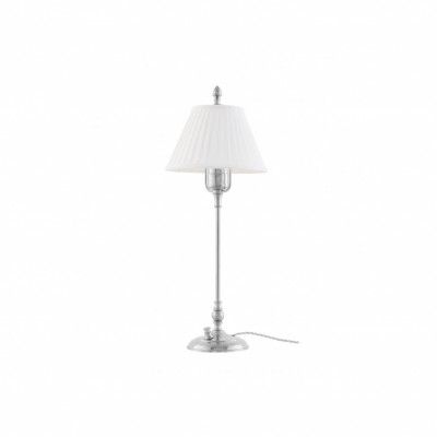 Ankarcrona  Bordslampa, Förnicklad mässing