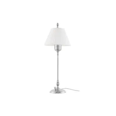 Ankarcrona  Bordslampa, Förnicklad mässing