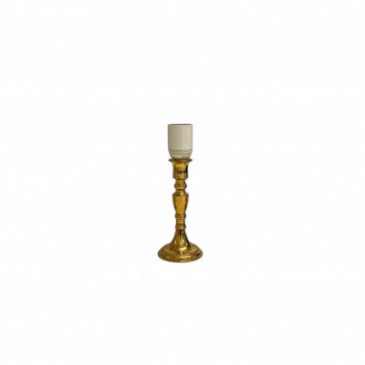 Antik Mässing Charm Lampfot, 22 cm