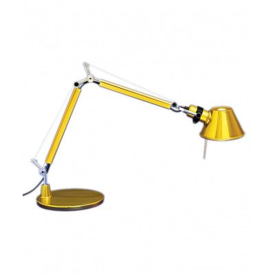 Artemide - Tolomeo Micro Bordslampa Guld