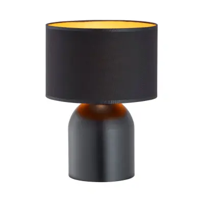 ASPEN LN1 Bordslampa, Svart/Svart/Guld