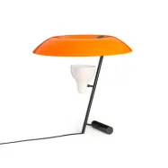 Astep - Model 548 Bordslampa Dark Burnished Brass/Orange