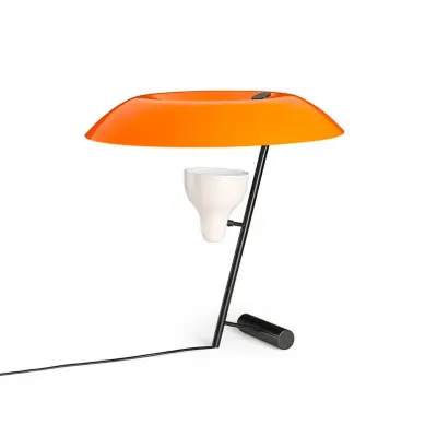 Astep - Model 548 Bordslampa Dark Burnished Brass/Orange