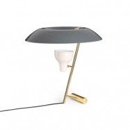 Astep - Model 548 Bordslampa Polished Brass/Grey
