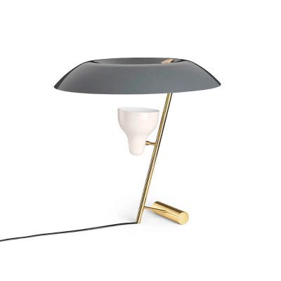 Astep - Model 548 Bordslampa Polished Brass/Grey