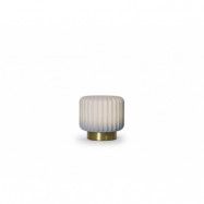 Atelier Pierre - Dentelles 15 Portable Bordslampa Ø16 Blueberry/Gold