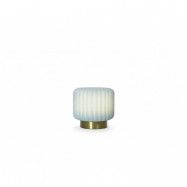 Atelier Pierre - Dentelles 15 Portable Bordslampa Ø16 Pistachio/Gold