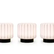 Atelier Pierre - Dentelles 9 Portable Bordslampa 3 pcs. Ø9 Black