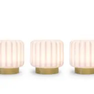 Atelier Pierre - Dentelles 9 Portable Bordslampa 3 pcs. Ø9 Gold