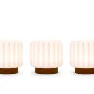 Atelier Pierre - Dentelles 9 Portable Bordslampa 3 pcs. Ø9 Terra