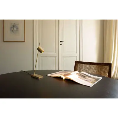 Aude Bordslampa 2700K Brass Trizo21 - Arbetsrum / hemkontor - Mässing