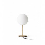 Audo Copenhagen - TR Bulb Bordslampa Brushed Brass/Matt Opal