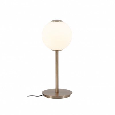 Audrey bordslampa, vit/mässing