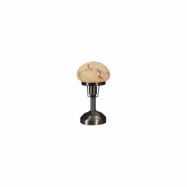 AUGUST bordlampa, antik/beige Ø12cm