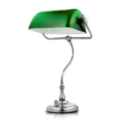 Bankirlampa, Nickel/grön
