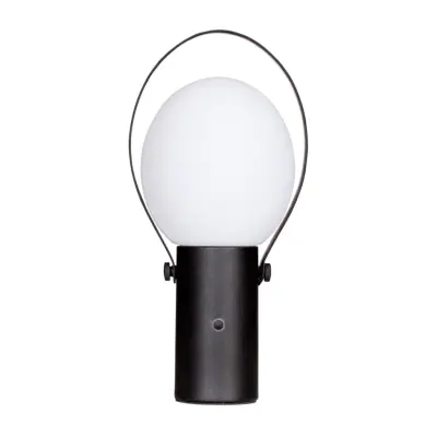 Bari bordlampa IP44 Sandsvart