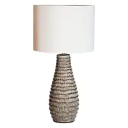 Bartha bordlampa H74cm brun/beige