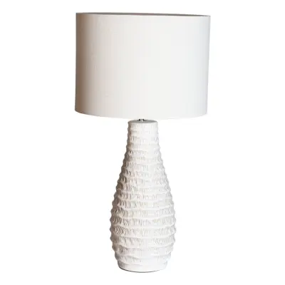Bartha bordlampa H74cm creme/beige
