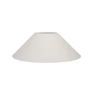 Basic flat lampskärm, vit 30cm