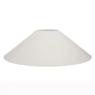 Basic flat lampskärm, vit 42cm