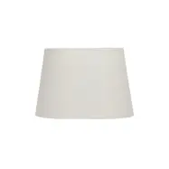 Basic oval lampskärm, vit 20cm