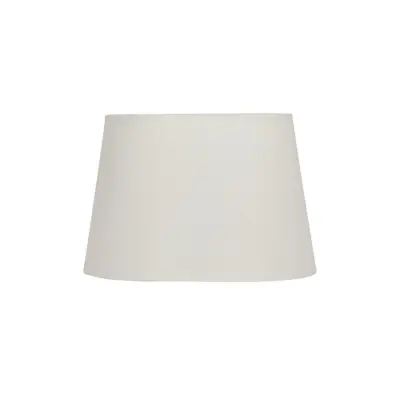 Basic oval lampskärm, vit 20cm