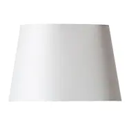 Basic oval lampskärm, vit 38cm