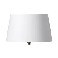 Basic straight lampskärm, vit 33cm