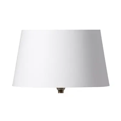 Basic straight lampskärm, vit 33cm
